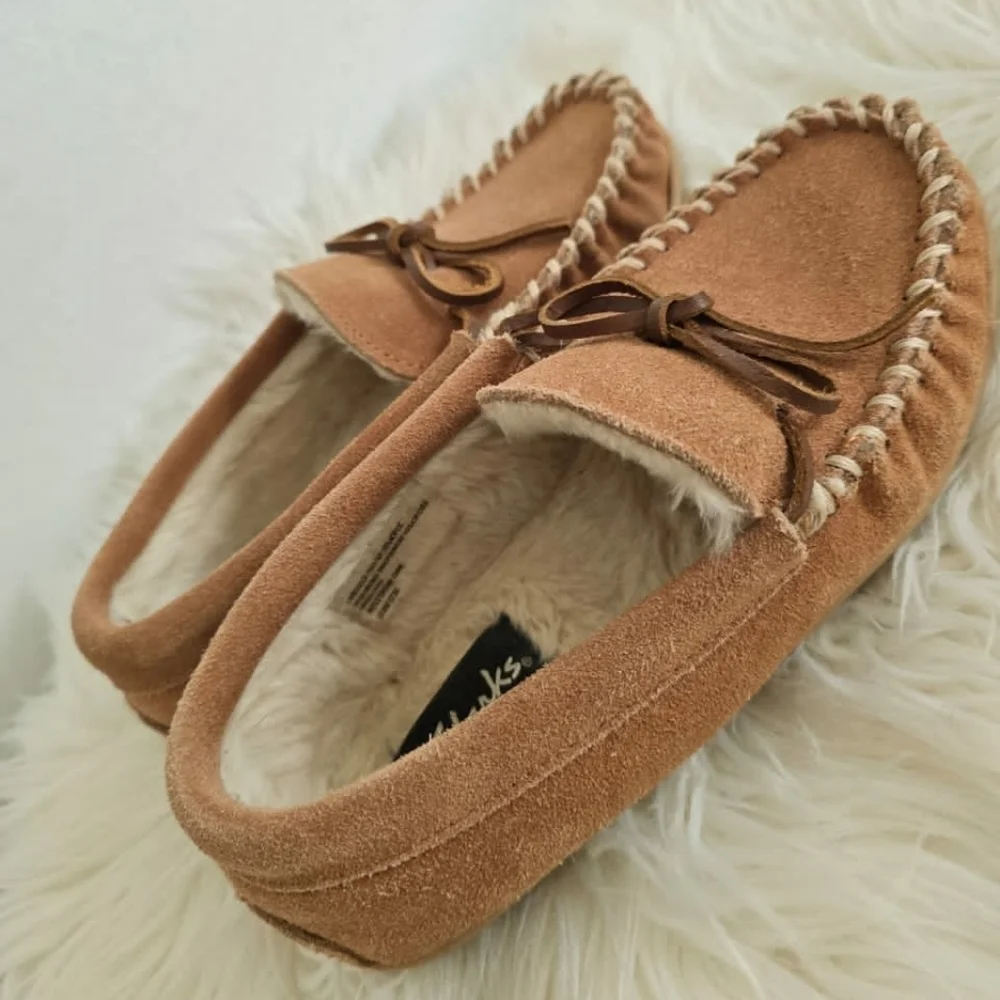 Clarks Men's Augusta Moccasin Winter Slippers Size 5 🌴✌️
